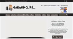 Desktop Screenshot of garandclips.com